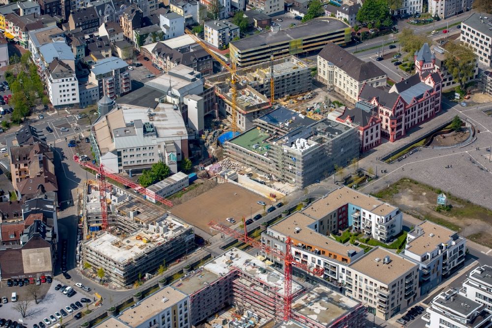 Luftaufnahme Dortmund - Baustelle zum Neubau einer Mehrfamilienhaus-Wohnanlage am Phönixsee in Dortmund im Bundesland Nordrhein-Westfalen