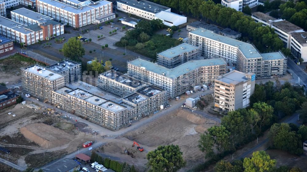 Luftaufnahme Bonn - Baustelle zum Neubau einer Mehrfamilienhaus-Wohnanlage West Side im Ortsteil Endenich in Bonn im Bundesland Nordrhein-Westfalen, Deutschland