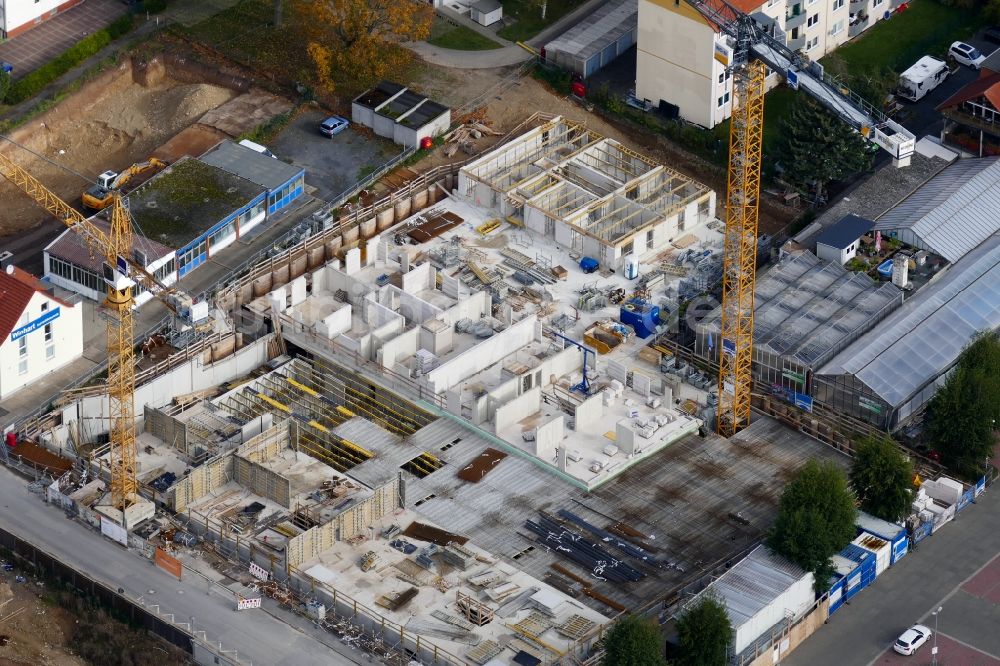 Luftbild Göttingen - Baustelle zum Neubau von Mehrfamilienhäusern im Sartoriusquartier in Göttingen im Bundesland Niedersachsen, Deutschland
