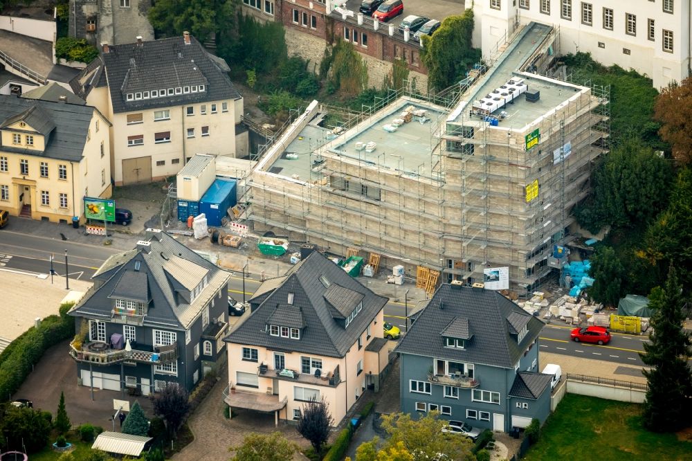 Arnsberg von oben - Baustelle zum Neubau des Sauerland-Museum an der Ruhrstraße in Arnsberg im Bundesland Nordrhein-Westfalen, Deutschland