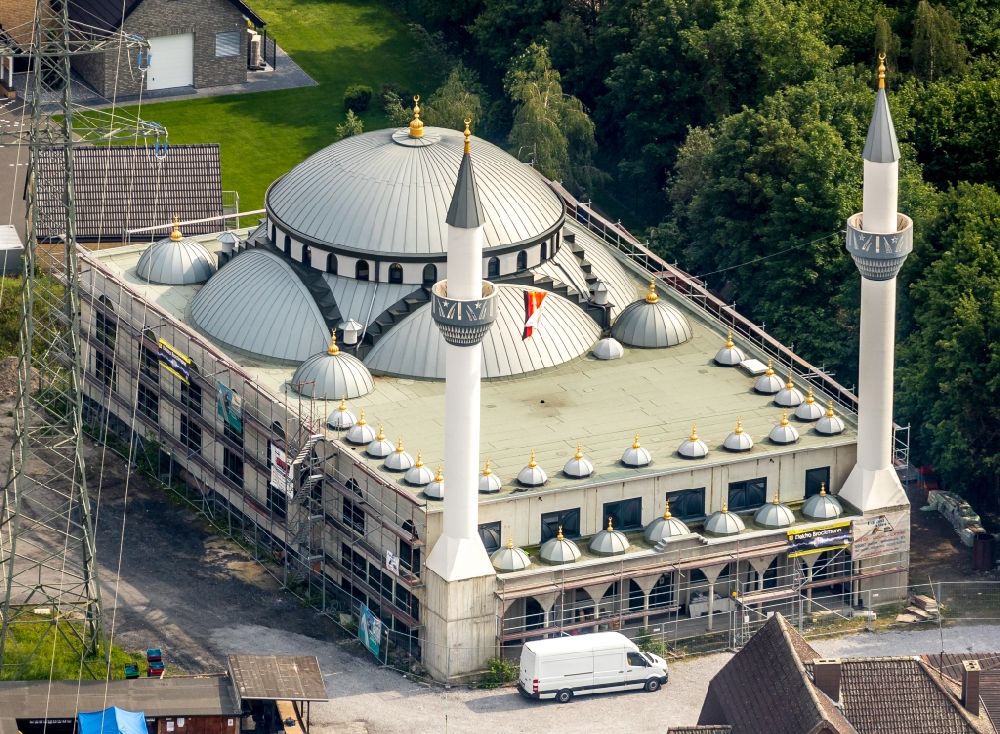 Hamm aus der Vogelperspektive: Baustelle zum Neubau der Ulu Moschee in Hamm im Bundesland Nordrhein-Westfalen
