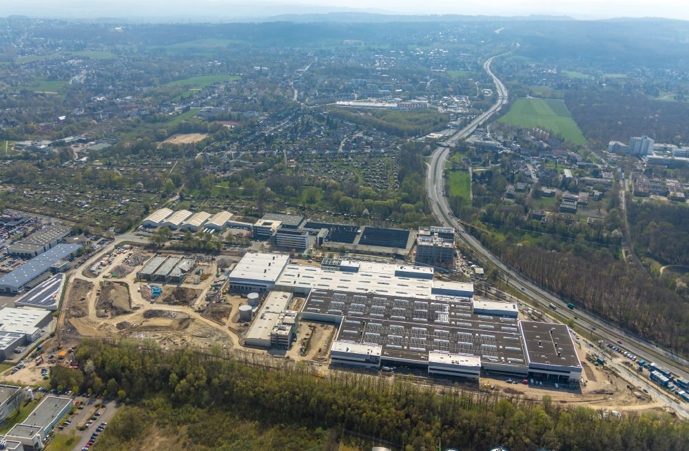 Luftbild Dortmund - Baustelle zum Neubau des „ WILO Campus Dortmund “ im Ortsteil Hörde in Dortmund im Bundesland Nordrhein-Westfalen, Deutschland