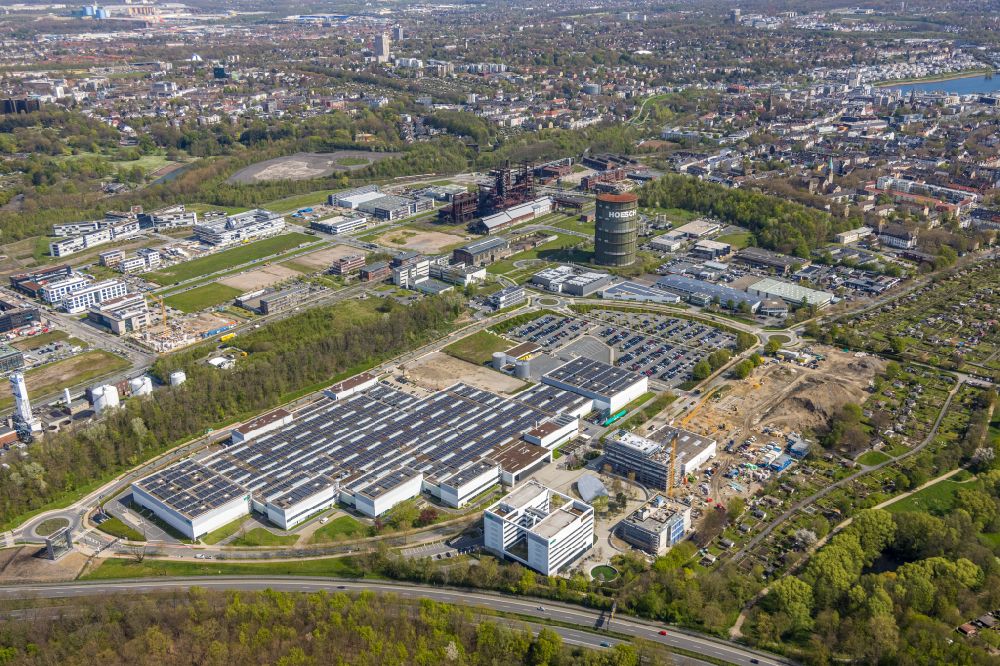 Luftbild Dortmund - Baustelle zum Neubau WILO Campus Dortmund im Ortsteil Hörde in Dortmund im Bundesland Nordrhein-Westfalen, Deutschland