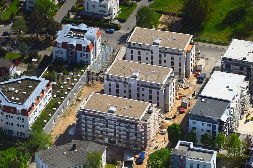 Luftbild Dresden - Baustelle zum Neubau eines Wohnhauses Zinnwalder Straße - Kipsdorfer Straße im Ortsteil Striesen in Dresden im Bundesland Sachsen, Deutschland