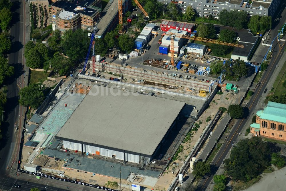 Luftbild Berlin - Baustelle zum Umbau Neue Nationalgalerie in Berlin, Deutschland