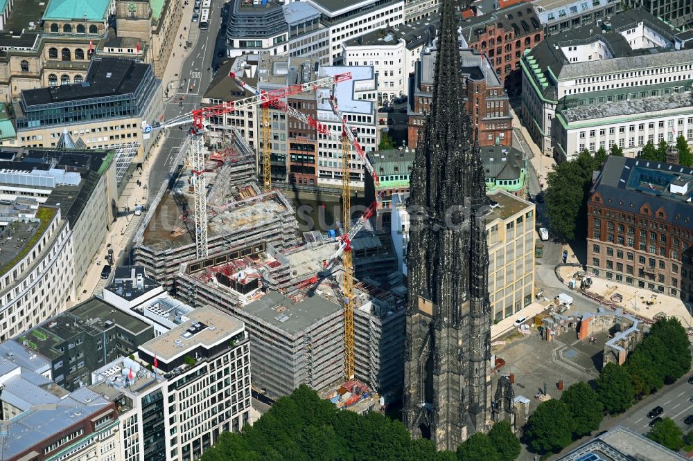 Luftbild Hamburg - Baustellen zum Neubau eines Stadtquartiers BURSTAH in Hamburg, Deutschland