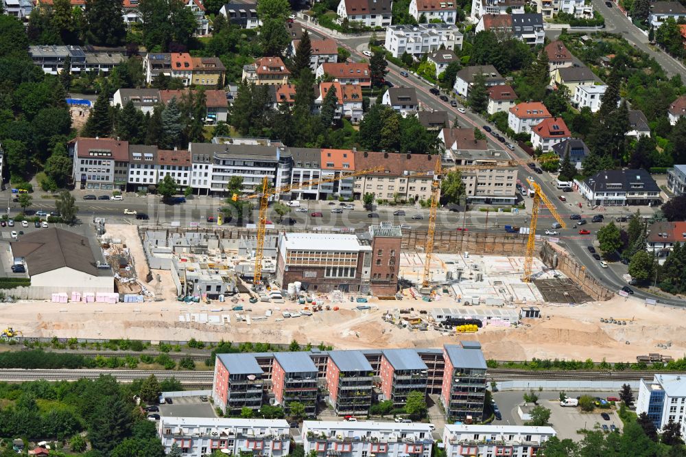 Luftbild Nürnberg - Baustellen zum Neubau eines Stadtquartiers im Ortsteil Sankt Jobst in Nürnberg im Bundesland Bayern, Deutschland