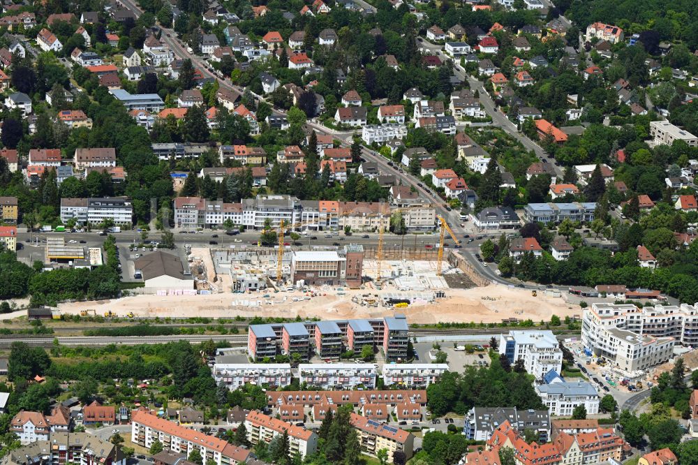Luftaufnahme Nürnberg - Baustellen zum Neubau eines Stadtquartiers im Ortsteil Sankt Jobst in Nürnberg im Bundesland Bayern, Deutschland