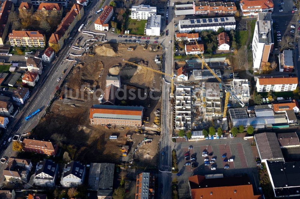 Luftbild Göttingen - Baustellen zum Neubau eines Stadtquartiers Sartoriusquartier in Göttingen im Bundesland Niedersachsen, Deutschland
