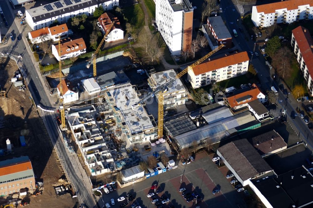 Luftaufnahme Göttingen - Baustellen zum Neubau eines Stadtquartiers Sartoriusquartier in Göttingen im Bundesland Niedersachsen, Deutschland