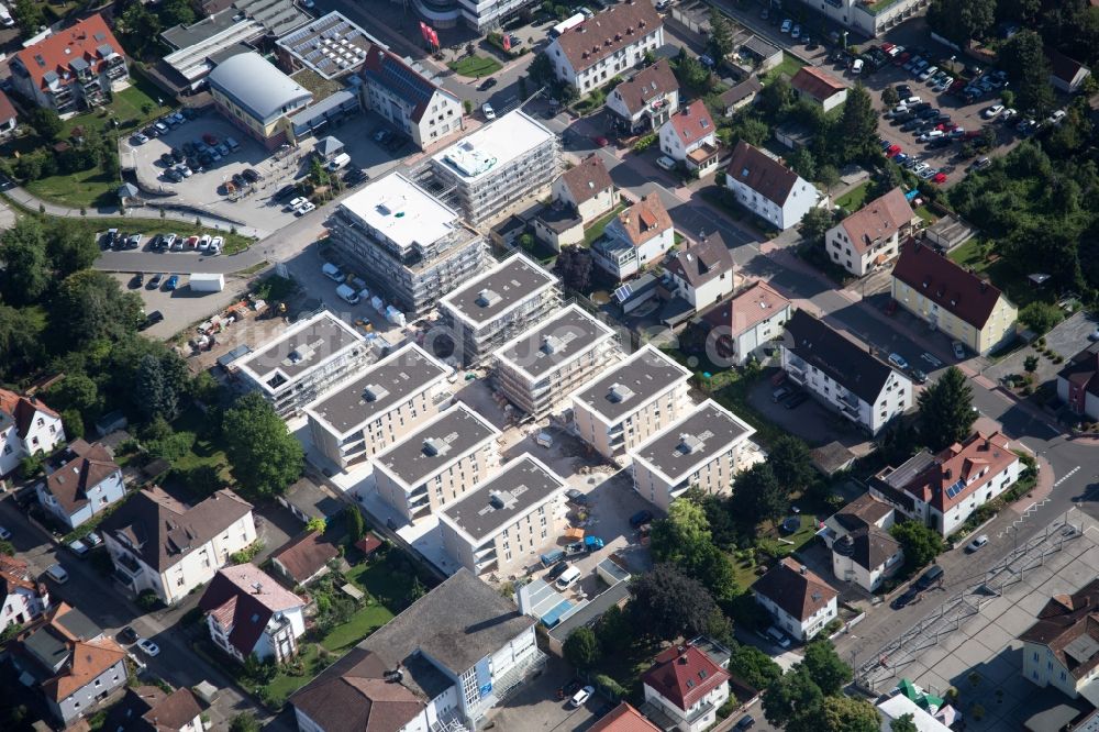 Luftbild Kandel - Baustellen zum Neubau eines Stadtquartiers 'Im Stadtkern' in Kandel im Bundesland Rheinland-Pfalz, Deutschland