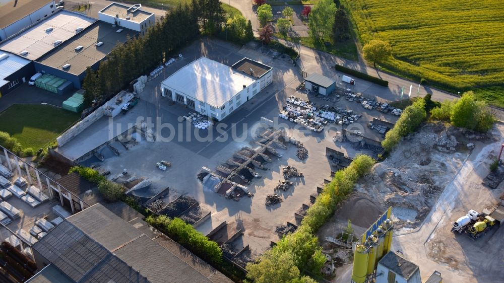 Buchholz aus der Vogelperspektive: Baustoffhandel Quick GmbH & Co. KG in Buchholz im Bundesland Rheinland-Pfalz, Deutschland
