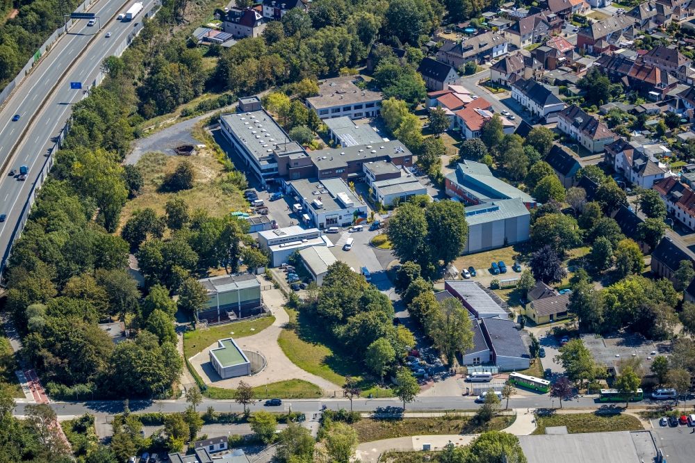 Herne aus der Vogelperspektive: Behinderten Heim und Werkstatt für betreutes Wohnen in Herne im Bundesland Nordrhein-Westfalen, Deutschland