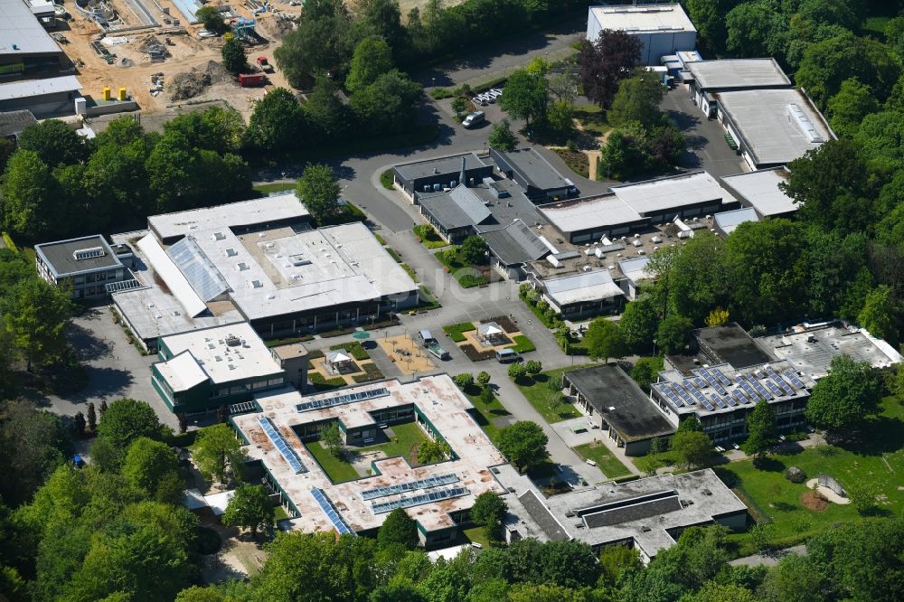 Luftbild Kleve - Behinderten Heim und Werkstatt für betreutes Wohnen in Kleve im Bundesland Nordrhein-Westfalen, Deutschland