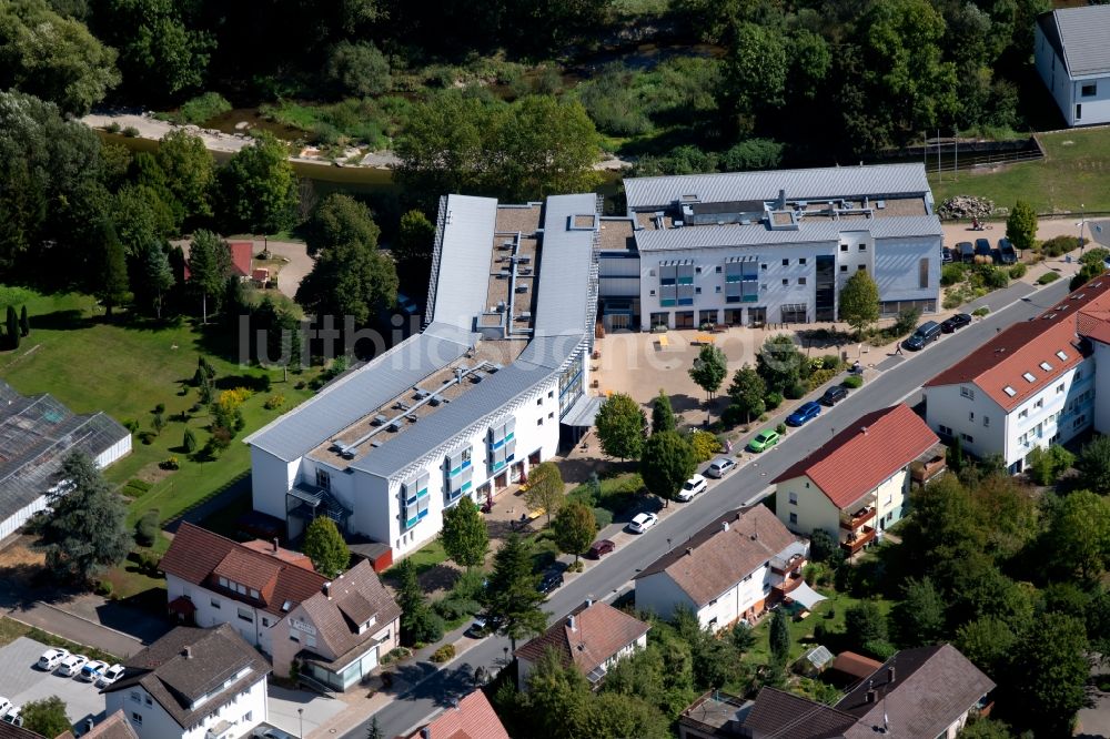 Luftaufnahme Krautheim - Behinderten Heim und Werkstatt für betreutes Wohnen in Krautheim im Bundesland Baden-Württemberg, Deutschland