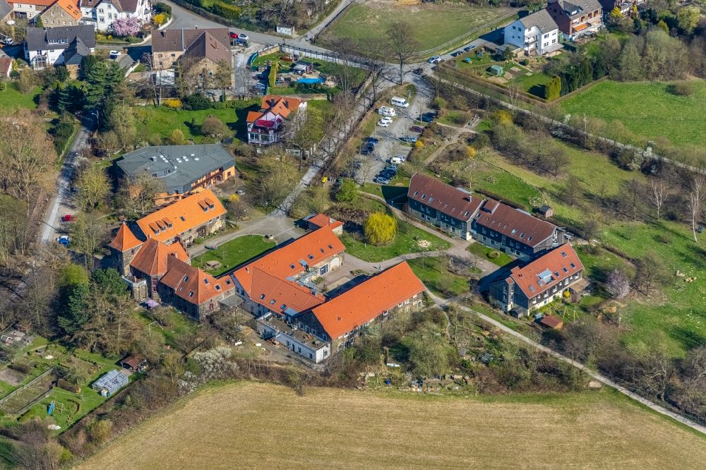 Luftaufnahme Witten - Behinderten Wohnheim für betreutes Wohnen Christopherus-Haus e.V. in Witten im Bundesland Nordrhein-Westfalen, Deutschland