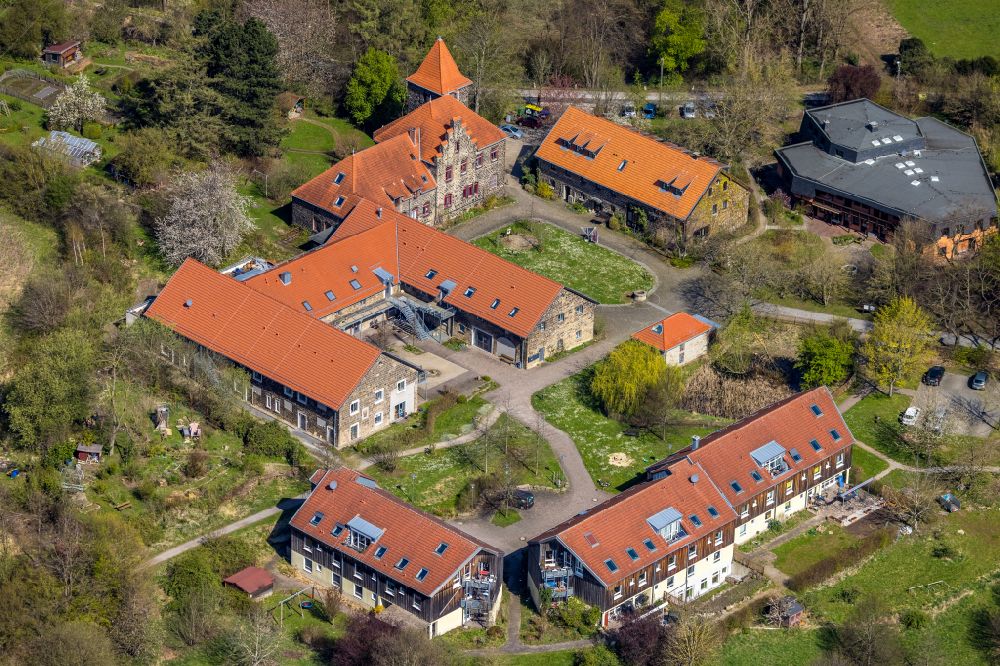 Luftbild Witten - Behinderten Wohnheim für betreutes Wohnen Christopherus-Haus e.V. in Witten im Bundesland Nordrhein-Westfalen, Deutschland
