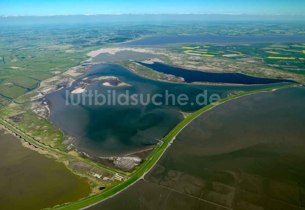 Luftaufnahme Nordstrand - Beltringharder Koog in Nordstrand im Bundesland Schleswig-Holstein