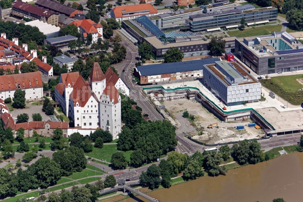 Ingolstadt von oben - Bereich um die ehemalige Gießerei in Ingolstadt im Bundesland Bayern