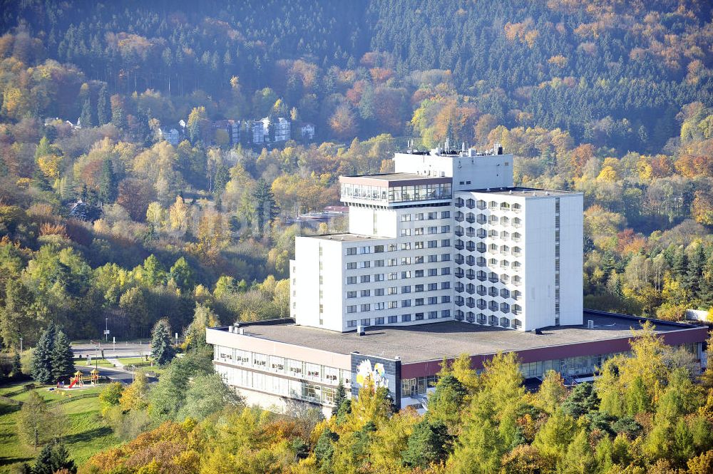 Luftaufnahme Friedrichroda - Berghotel in Friedrichroda im Thüringer Wald