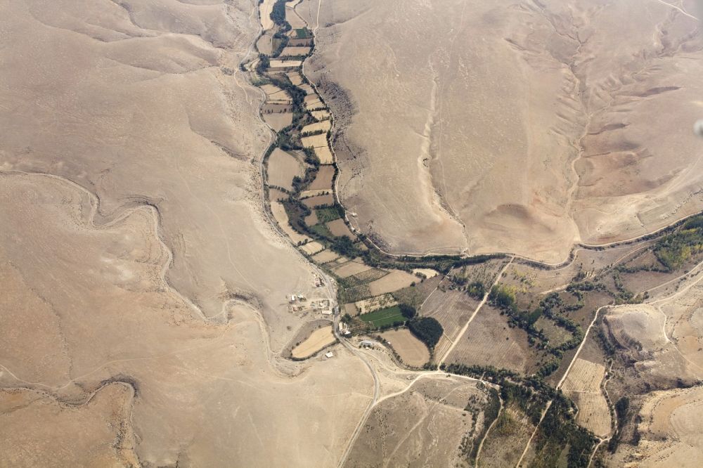Luftaufnahme Karaman - Berglandschaft des südanatolischen Hochland bei Karaman in der Türkei