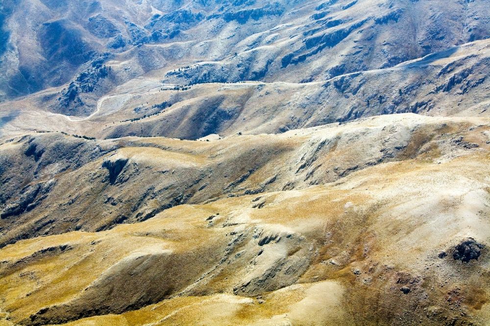 Luftbild Cökek - Berglandschaft und Vulkanmassiv bei Cökek in der Türkei 