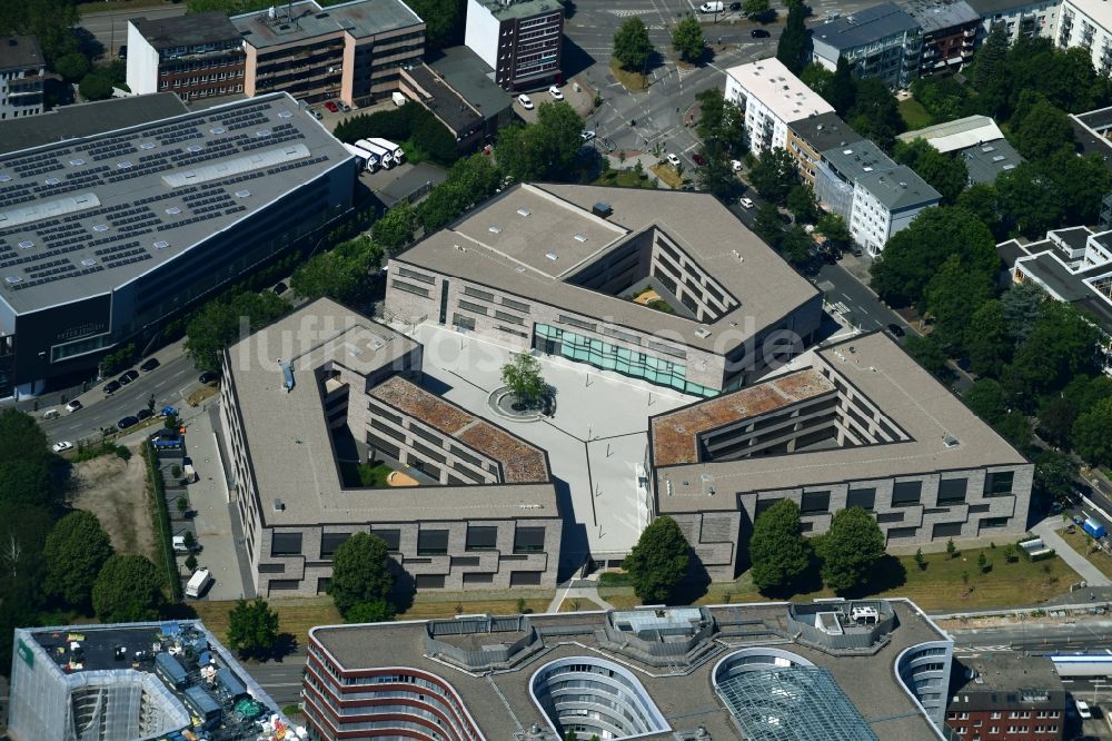 Luftaufnahme Hamburg - Berufschule im Stadtteil Borgfelde in Hamburg