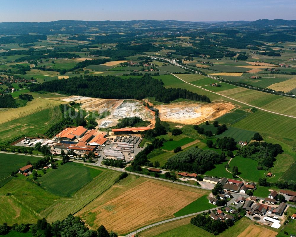 Luftbild Bogen - Beton- und Baustoffmischwerk in Bogen im Bundesland Bayern, Deutschland
