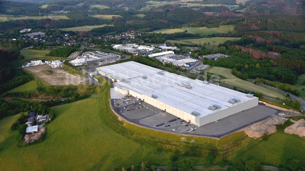 Luftbild Morsbach - Betriebsgelände der Firma Montaplast GmbH in Lichtenberg im Bundesland Nordrhein-Westfalen, Deutschland