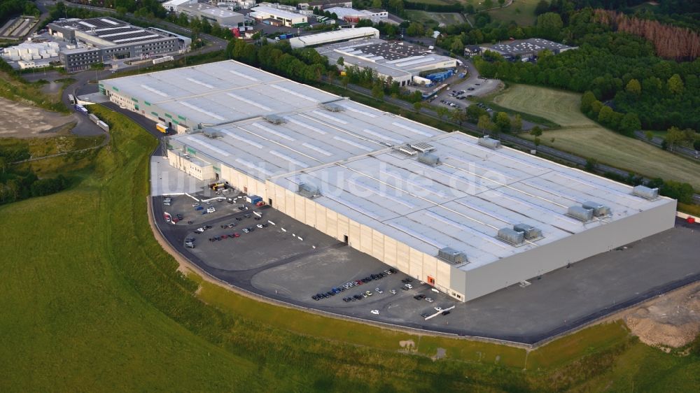 Luftaufnahme Morsbach - Betriebsgelände der Firma Montaplast GmbH in Lichtenberg im Bundesland Nordrhein-Westfalen, Deutschland
