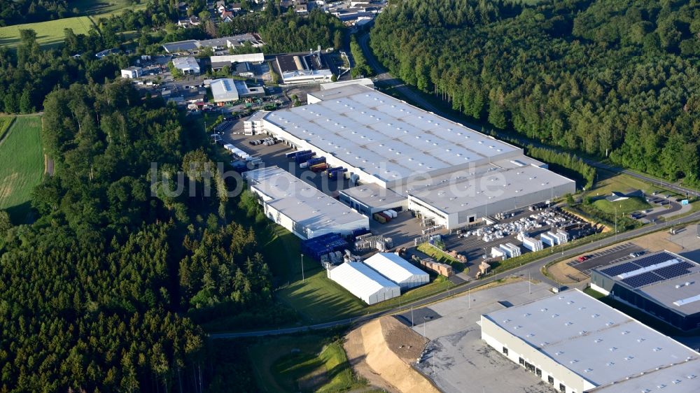 Dürrholz von oben - Betriebsgelände der Reifen Gundlach GmbH in Dürrholz im Bundesland Rheinland-Pfalz, Deutschland