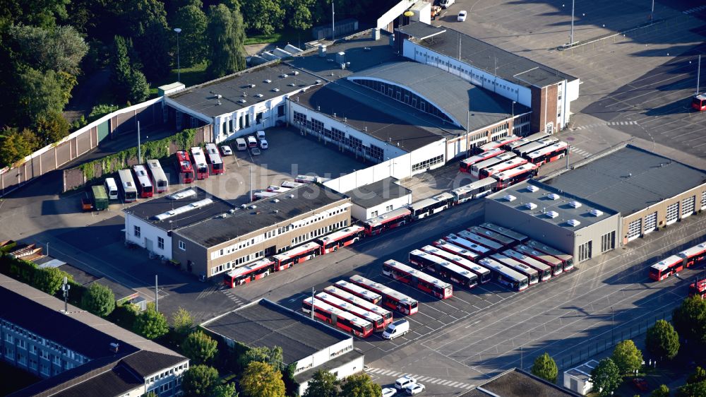 Luftbild Bonn - Betriebsgelände der Stadtwerke Bonn Verkehrs-GmbH in Bonn-Friesdorf im Bundesland Nordrhein-Westfalen, Deutschland