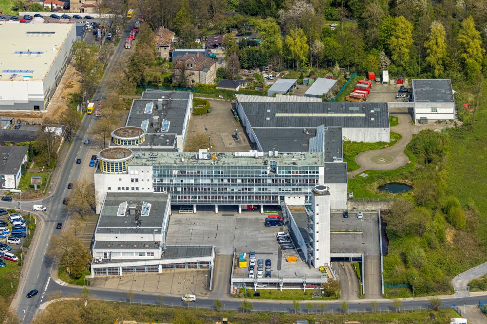 Luftaufnahme Bochum - Betriebshof der Feuerwehr im Ortsteil Werne in Bochum im Bundesland Nordrhein-Westfalen, Deutschland