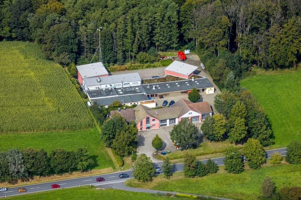 Luftbild Gevelsberg - Betriebshof der Feuerwehrwache in Gevelsberg im Bundesland Nordrhein-Westfalen, Deutschland