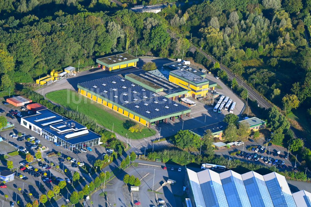 Luftbild Hamm - Betriebshof Stadtwerke Hamm GmbH in Hamm im Bundesland Nordrhein-Westfalen, Deutschland