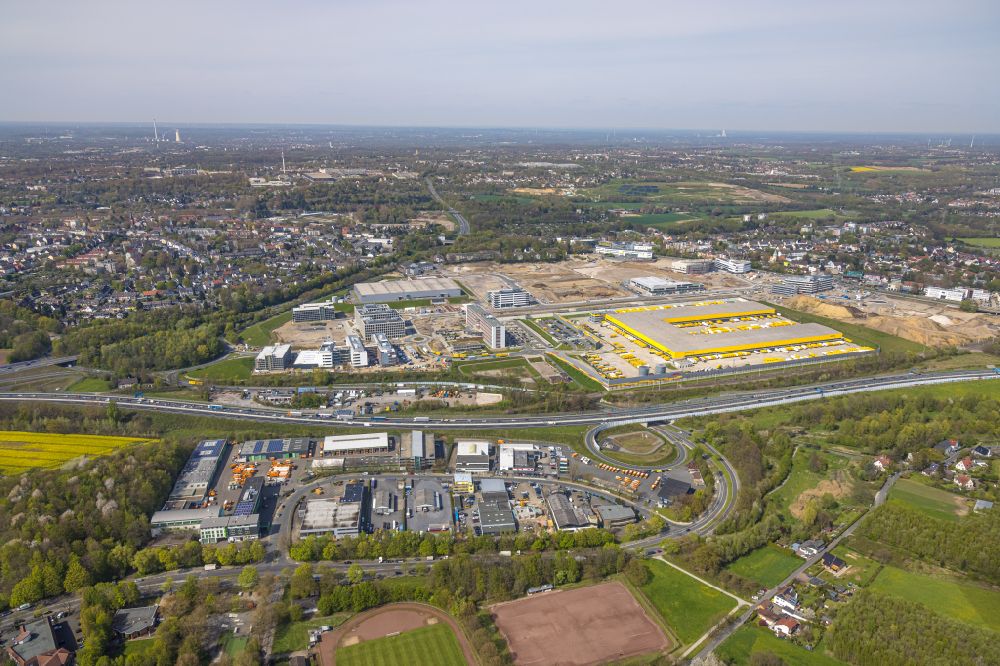 Luftaufnahme Bochum - Betriebshof USB Bochum GmbH in Bochum im Bundesland Nordrhein-Westfalen, Deutschland