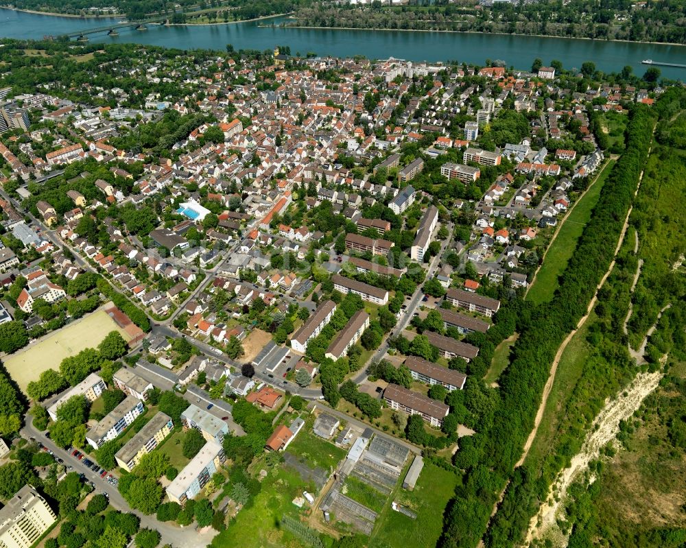 Luftbild Mainz - Bezirk Weisenau in Mainz im Bundesland Rheinland-Pfalz