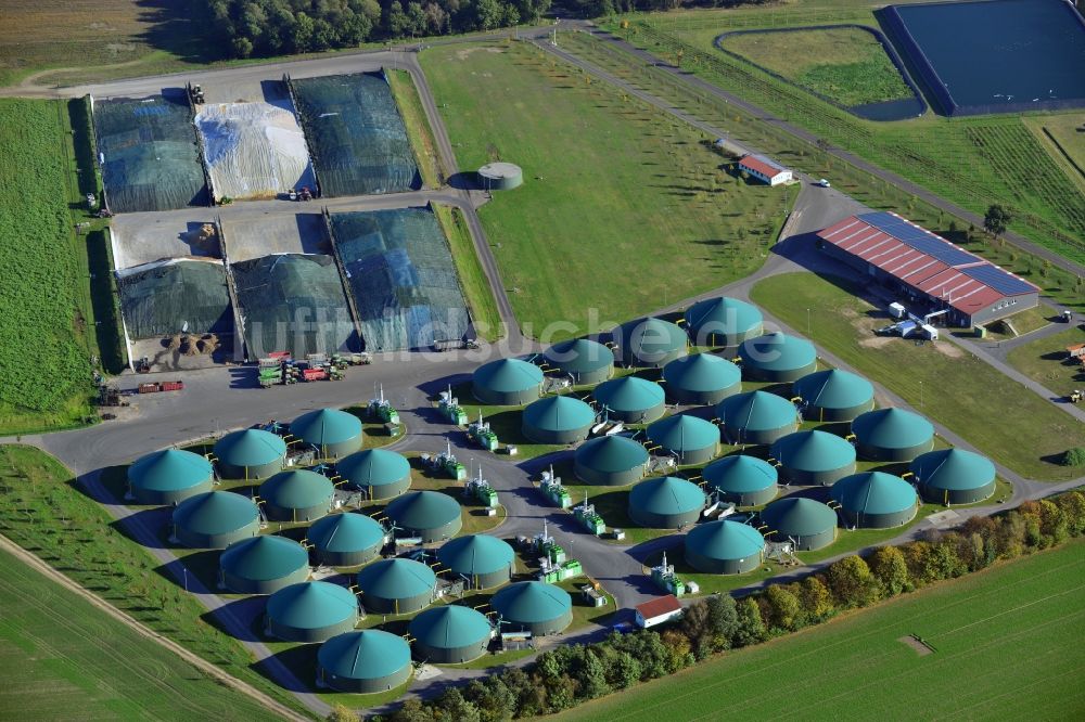 Luftbild Nuthe-Urstromtal OT Felgentreu - Biogaspark Felgentreu in Nuthe-Urstromtal im Bundesland Brandenburg