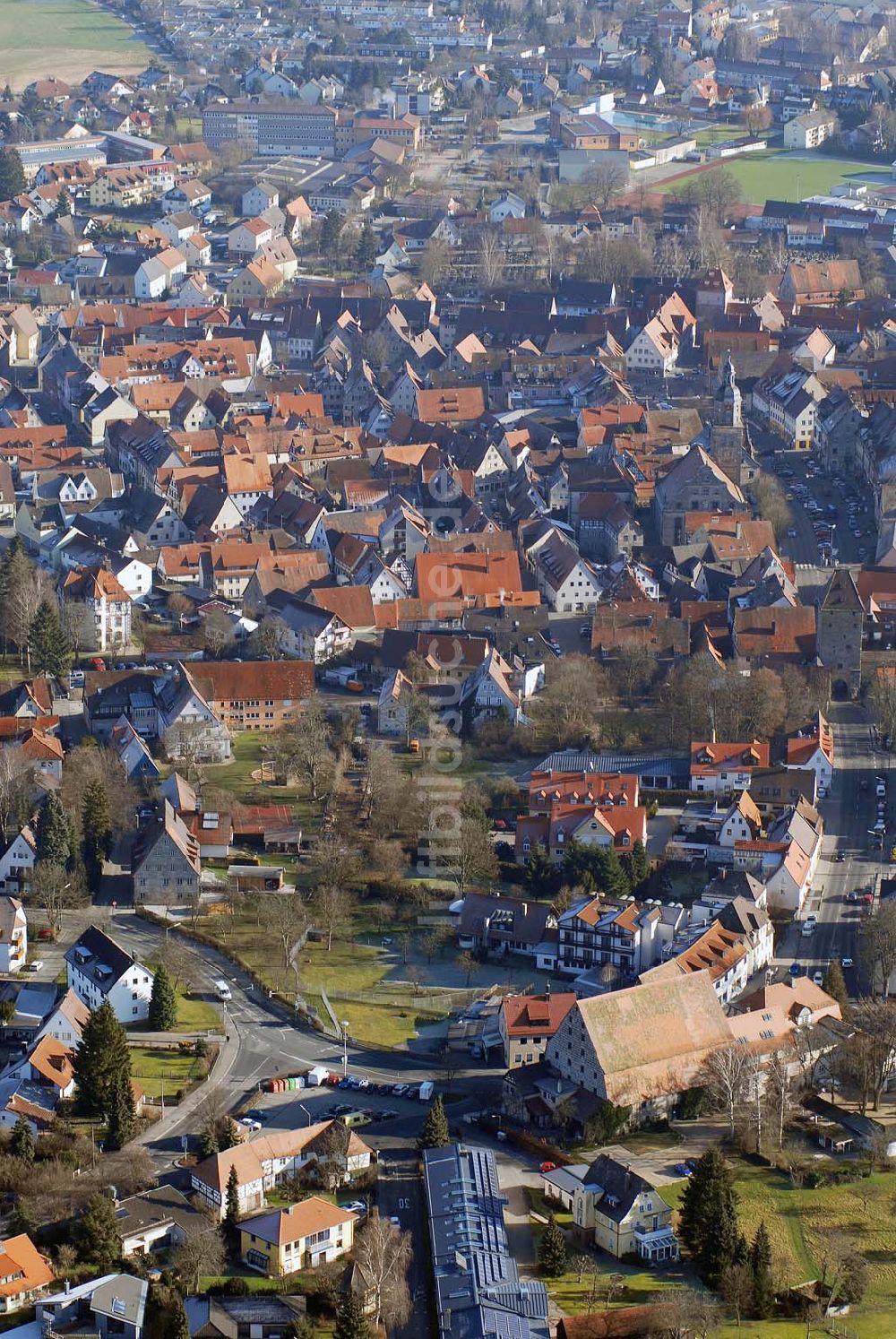 Altdorf aus der Vogelperspektive: Blick auf Altdorf