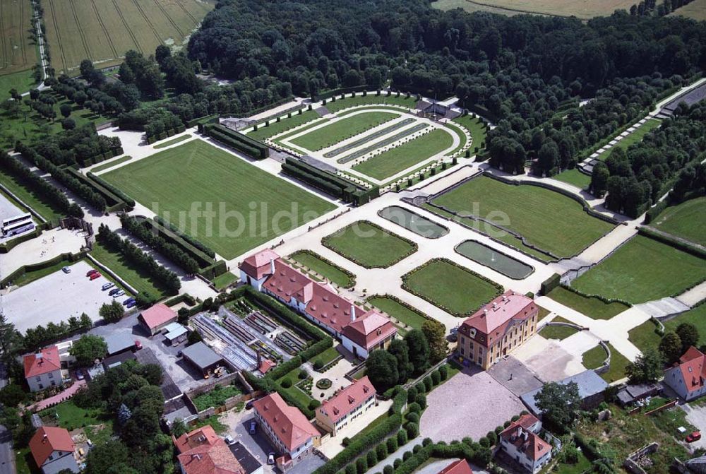 Großsedlitz aus der Vogelperspektive: Blick auf den Barockgarten Großsedlitz in Heidenau