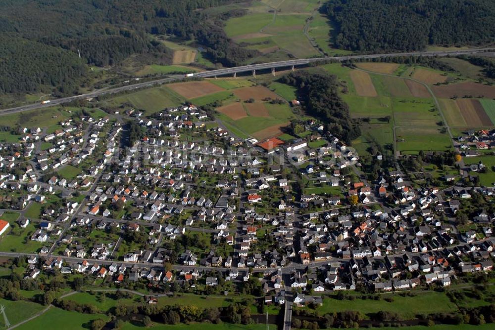 Luftaufnahme Aßlar - Blick auf Berghausen in Aßlar