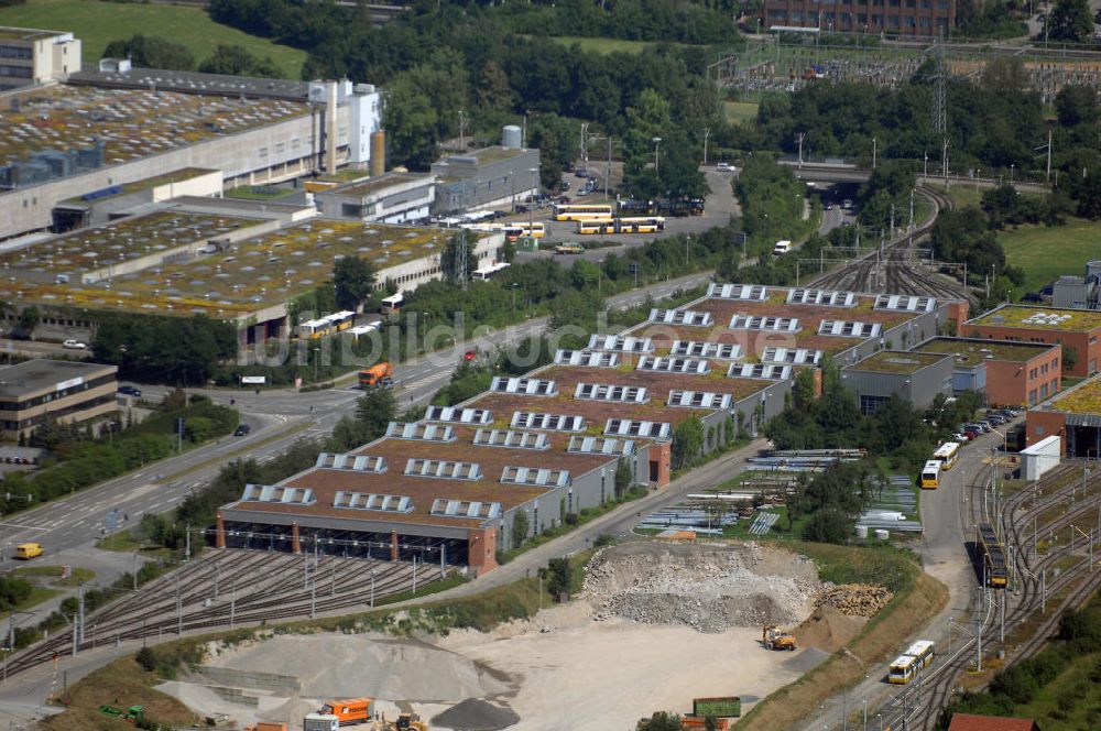 Luftbild Stuttgart - Blick auf den Betriebsbahnhof in Stuttgart-Möhringen