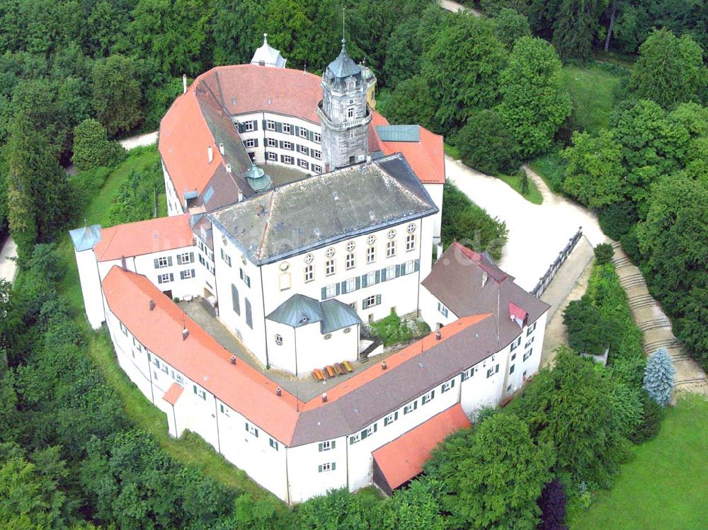 Luftbild Bopfingen-Baldern / Banden-Württemberg - Blick auf die Burganlage Baldern.