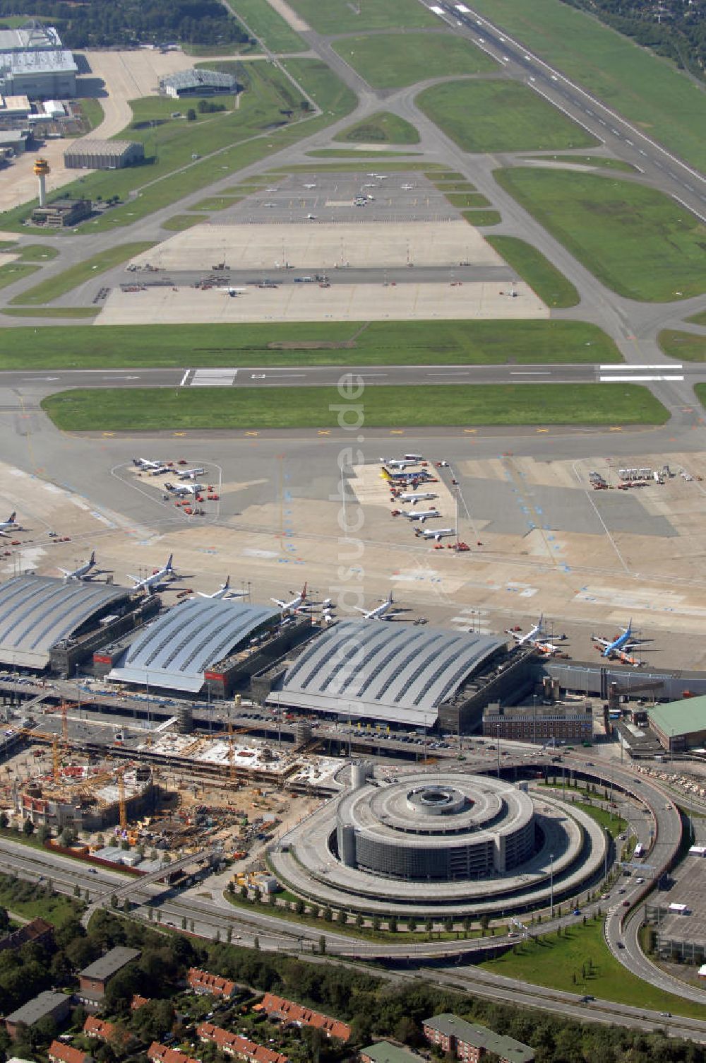 Luftbild Hamburg - Blick auf den Flughafen Hamburg