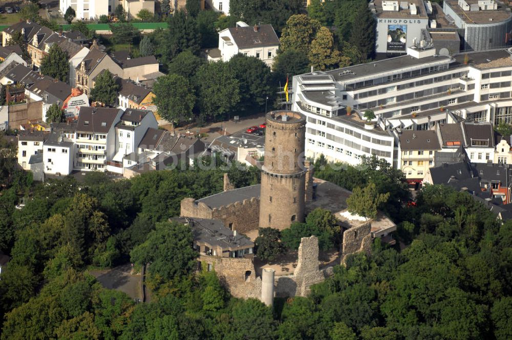 Bad Godesberg von oben - Blick auf die Godesburg in Bad Godesberg am Rhein