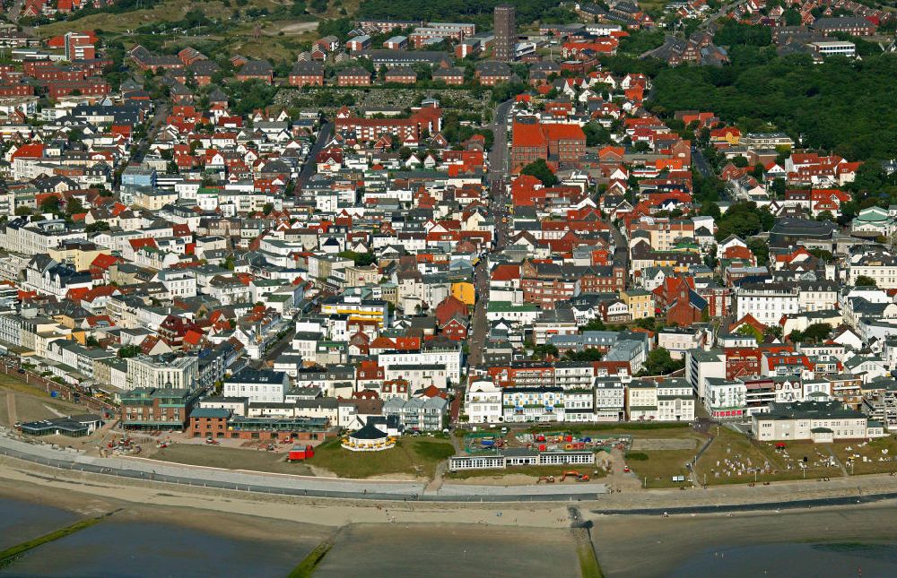 Norderney von oben - Blick auf die Insel Norderney