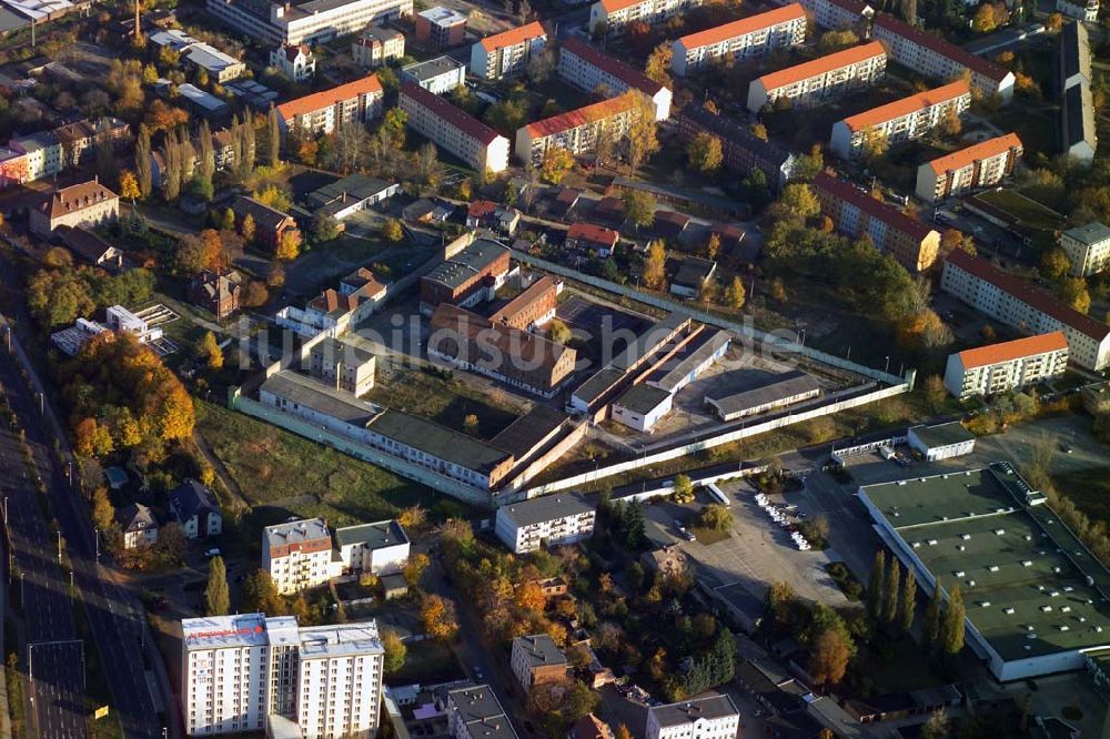 Luftbild Cottbus / Brandenburg - Blick auf die Justizvollzugsanstalt Cottbus-Dissenchen