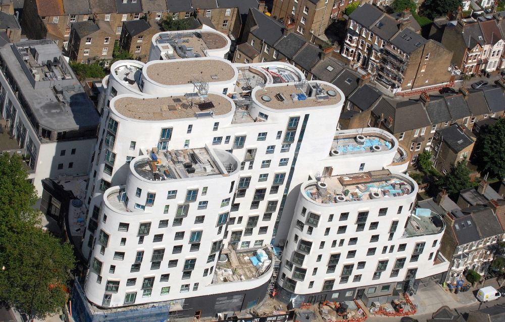 Luftbild London - Blick auf das Mary Seacole House in London