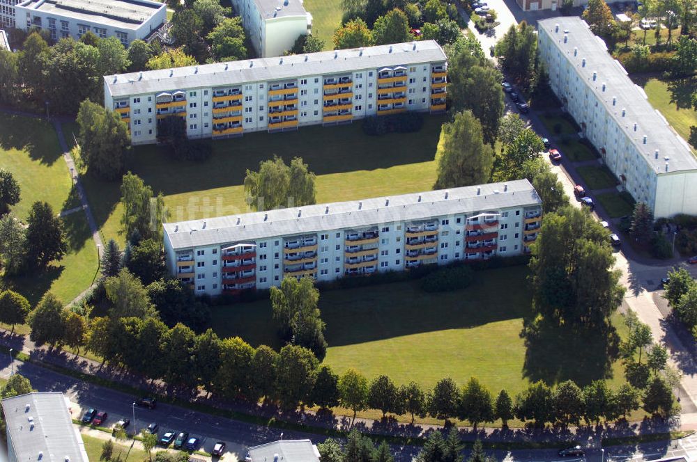 Schwerin von oben - Blick auf die Neubausiedlung in Schwerin-Lankow