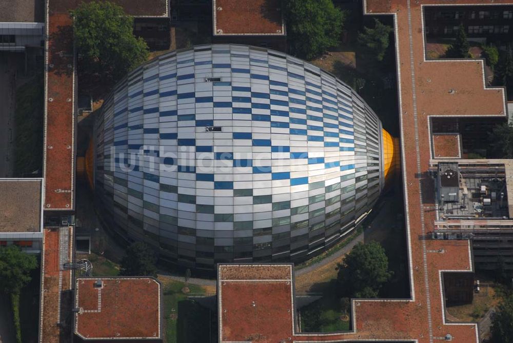 Luftbild Berlin - Blick auf die neue Philologische Bibliothek der Freien Universität Berlin (Dahlem)